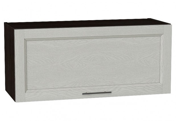 Шкаф верхний горизонтальный Сканди Cappuccino Softwood / Graphite 80 х 32 х 35,8 см