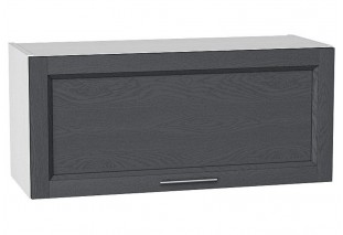 Шкаф верхний горизонтальный Сканди Graphite Softwood / Белый 80 х 32 х 35,8 см