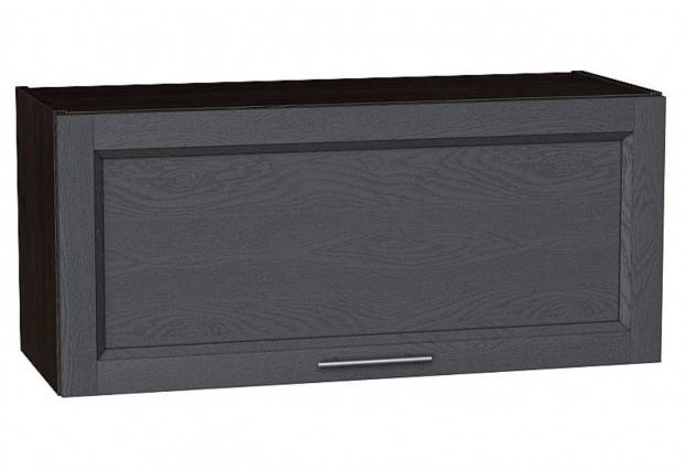 Шкаф верхний горизонтальный Сканди Graphite Softwood / Graphite 80 х 32 х 35,8 см