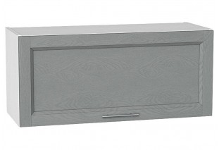 Шкаф верхний горизонтальный Сканди Grey Softwood / Белый 80 х 32 х 35,8 см