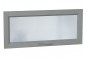 Шкаф верхний горизонтальный остекленный Сканди Grey Softwood / Белый 80 х 32 х 35,8 см