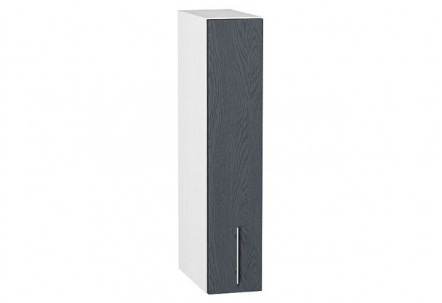 Шкаф верхний бутылочница Сканди Graphite Softwood / Белый 15 х 32 х 71,6 см