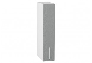Шкаф верхний бутылочница Сканди Grey Softwood / Белый 15 х 32 х 71,6 см