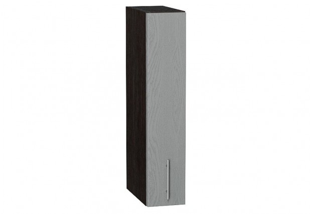 Шкаф верхний бутылочница Сканди Grey Softwood / Graphite 15 х 32 х 71,6 см