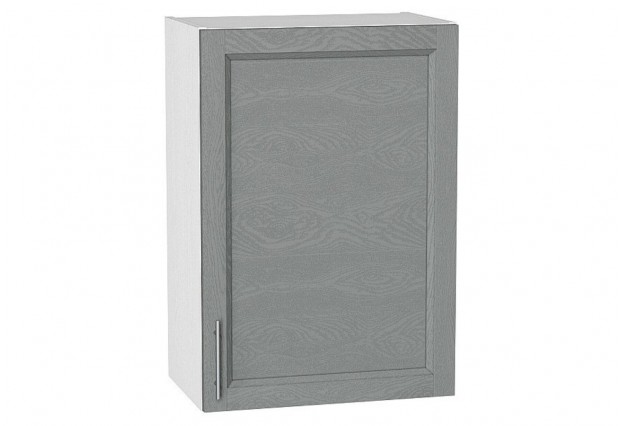 Шкаф верхний с 1-ой дверцей Сканди Grey Softwood / Белый 50 х 32 х 71,6 см