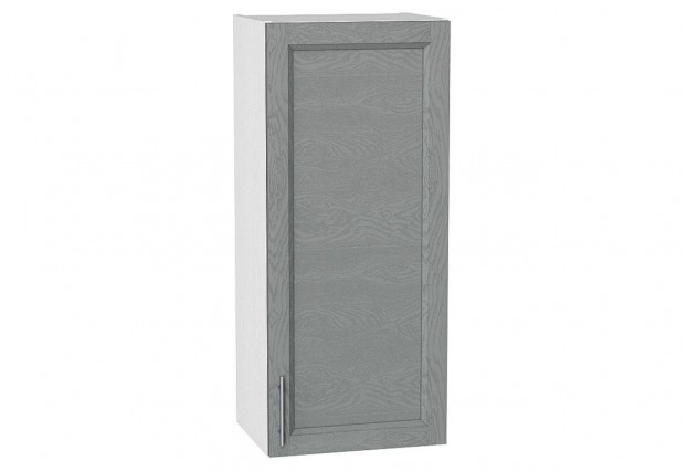 Шкаф верхний с 1-ой дверцей Сканди Grey Softwood / Белый 40 х 32 х 92 см