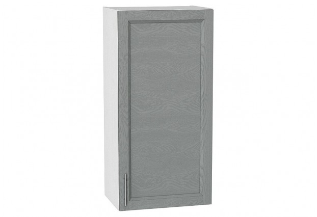 Шкаф верхний с 1-ой дверцей Сканди Grey Softwood / Белый 45 х 32 х 92 см