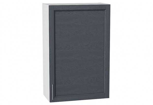 Шкаф верхний с 1-ой дверцей Сканди Graphite Softwood / Белый 60 х 32 х 92 см