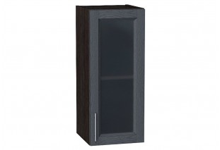 Шкаф верхний с 1-ой остекленной дверцей Сканди Graphite Softwood / Graphite 30 х 32 х 71,6 см