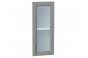 Шкаф верхний с 1-ой остекленной дверцей Сканди Grey Softwood / Белый 30 х 32 х 71,6 см