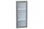 Шкаф верхний с 1-ой остекленной дверцей Сканди Grey Softwood / Graphite 40 х 32 х 92 см