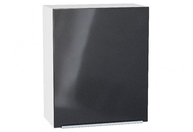 Шкаф верхний с 1-ой дверцей Фьюжн Anthracite / Белый 60 х 32 х 71,6 см