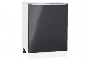 Шкаф нижний с 1-ой дверцей Фьюжн Anthracite / Белый 60 х 48 х 81,6 см