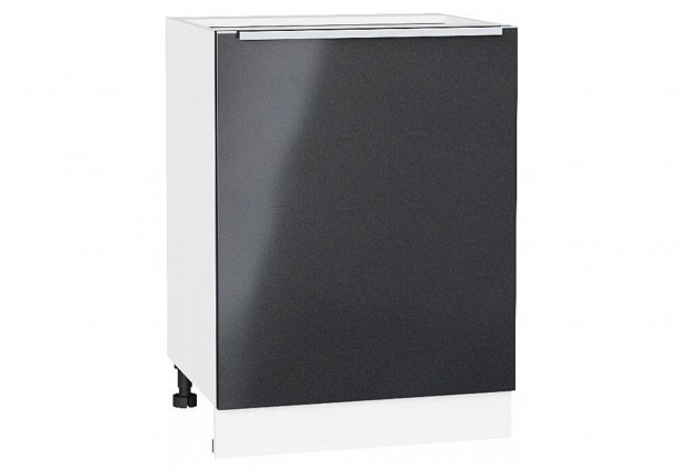 Шкаф нижний с 1-ой дверцей Фьюжн Anthracite / Белый 60 х 48 х 81,6 см