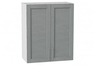 Шкаф верхний с 2-мя дверцами Сканди Grey Softwood / Белый 60 х 32 х 71,6 см