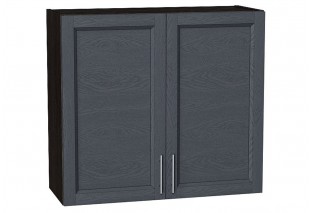 Шкаф верхний с 2-мя дверцами Сканди Graphite Softwood / Graphite 80 х 31,8 х 71,6 см