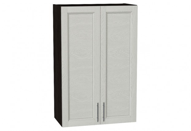 Шкаф верхний с 2-мя дверцами Сканди Cappuccino Softwood / Graphite 60 х 32 х 92 см