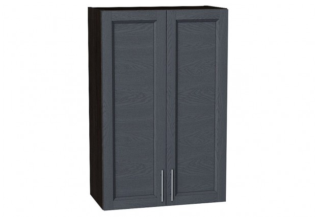 Шкаф верхний с 2-мя дверцами Сканди Graphite Softwood / Graphite 60 х 32 х 92 см