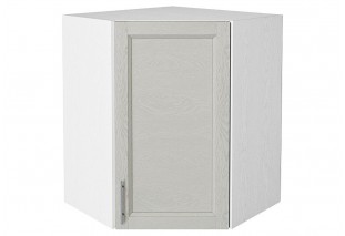 Шкаф верхний угловой Сканди Cappuccino Softwood / Белый 60 х 60 х 71,6 см