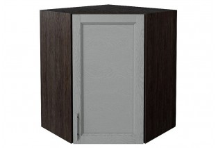 Шкаф верхний угловой Сканди Grey Softwood / Graphite 60 х 60 х 71,6 см
