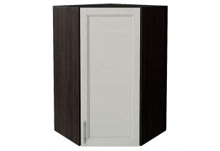 Шкаф верхний угловой Сканди Cappuccino Softwood / Graphite 60 х 60 х 92 см