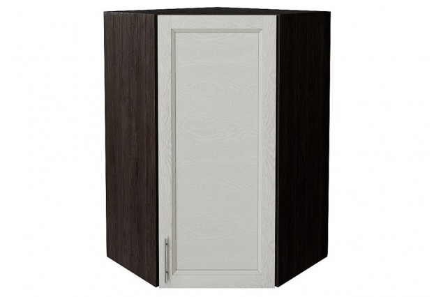 Шкаф верхний угловой Сканди Cappuccino Softwood / Graphite 60 х 60 х 92 см