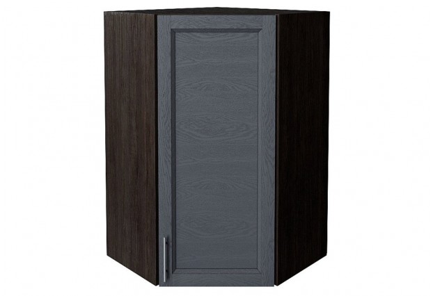 Шкаф верхний угловой Сканди Graphite Softwood / Graphite 60 х 60 х 92 см