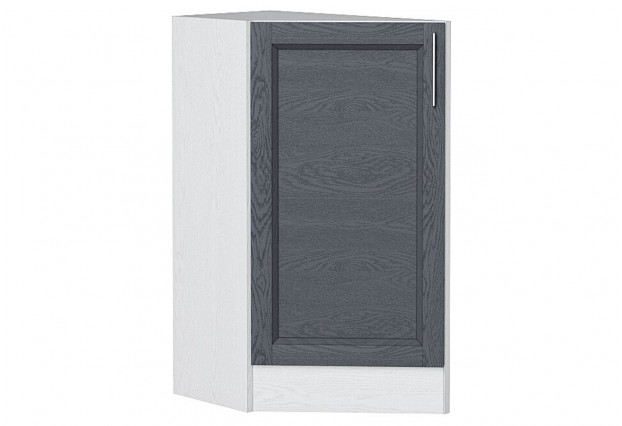 Шкаф нижний торцевой Сканди Graphite Softwood / Белый 29,6 х 55,4 х 81,6 см