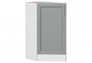 Шкаф нижний торцевой Сканди Grey Softwood / Белый 29,6 х 55,4 х 81,6 см