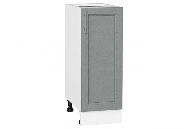 Шкаф нижний с 1-ой дверцей Сканди Grey Softwood / Белый 30 х 48 х 81,6 см
