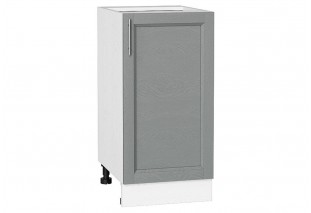 Шкаф нижний с 1-ой дверцей Сканди Grey Softwood / Белый 40 х 48 х 81,6 см