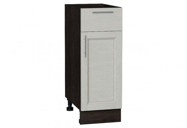 Шкаф нижний с 1-ой дверцей и ящиком Сканди Cappuccino Softwood / Graphite 30 х 48 х 81,6 см