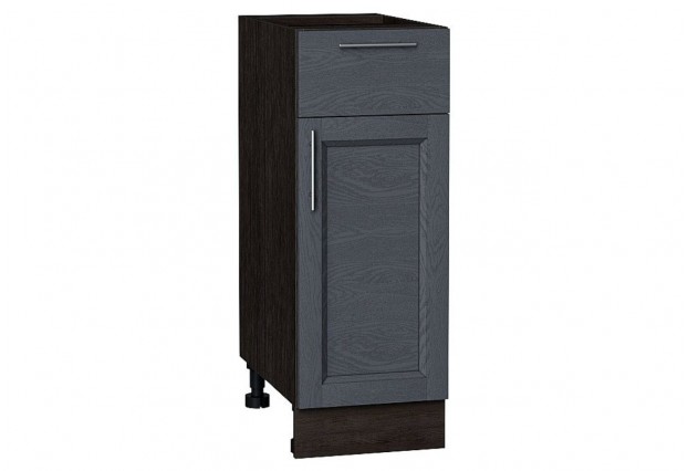 Шкаф нижний с 1-ой дверцей и ящиком Сканди Graphite Softwood / Graphite 30 х 48 х 81,6 см