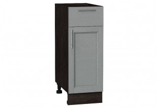 Шкаф нижний с 1-ой дверцей и ящиком Сканди Grey Softwood / Graphite 30 х 48 х 81,6 см