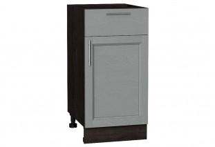Шкаф нижний с 1-ой дверцей и ящиком Сканди Grey Softwood / Graphite 40 х 48 х 81,6 см