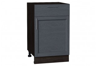 Шкаф нижний с 1-ой дверцей и ящиком Сканди Graphite Softwood / Graphite 50 х 48 х 81,6 см