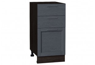 Шкаф нижний с 3-мя ящиками Сканди Graphite Softwood / Graphite 40 х 48 х 81,6 см