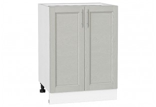 Шкаф нижний с 2-мя дверцами Сканди Cappuccino Softwood / Белый 60 х 48 х 81,6 см