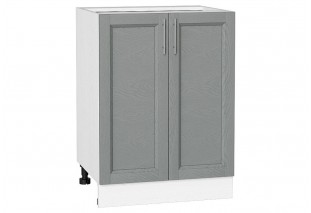 Шкаф нижний с 2-мя дверцами Сканди Grey Softwood / Белый 60 х 48 х 81,6 см
