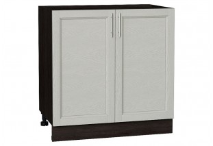 Шкаф нижний с 2-мя дверцами Сканди Cappuccino Softwood / Graphite 80 х 47,8 х 81,6 см