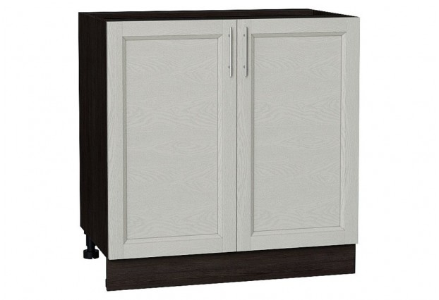 Шкаф нижний с 2-мя дверцами Сканди Cappuccino Softwood / Graphite 80 х 47,8 х 81,6 см