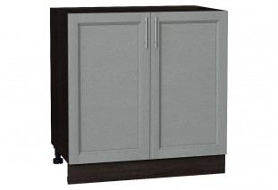 Шкаф нижний с 2-мя дверцами Сканди Grey Softwood / Graphite 80 х 47,8 х 81,6 см