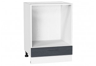 Шкаф нижний под духовку Сканди Graphite Softwood / Белый 60 х 47,6 х 81,6 см