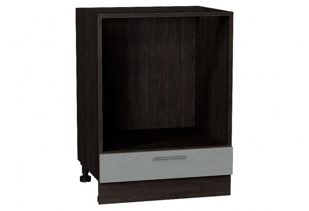 Шкаф нижний под духовку Сканди Grey Softwood / Graphite 60 х 47,6 х 81,6 см