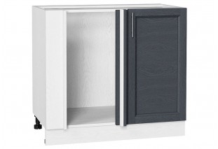Шкаф нижний угловой Сканди Graphite Softwood / Белый 89 х 48 х 81,6 см