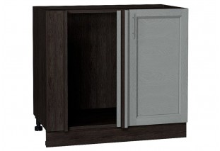 Шкаф нижний угловой Сканди Grey Softwood / Graphite 89 х 48 х 81,6 см