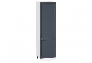 Шкаф пенал с 2-мя дверцами Сканди Graphite Softwood / Белый 60 х 57,6 х 213,2 см