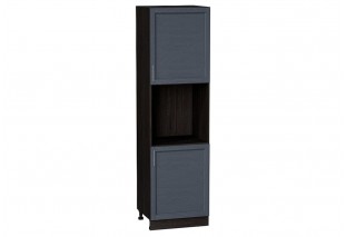 Шкаф пенал с 2-мя дверцами под технику Сканди Graphite Softwood / Graphite 60 х 57,6 х 213,2 см