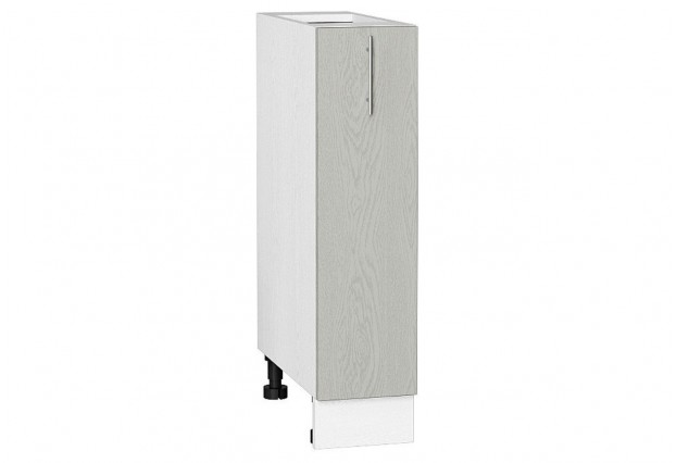 Шкаф нижний бутылочница Сканди Cappuccino Softwood / Белый 20 х 48 х 81,6 см