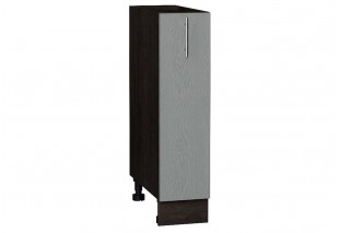 Шкаф нижний бутылочница Сканди Grey Softwood / Graphite 20 х 48 х 81,6 см